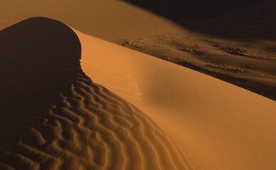 Crêtes de dunes, erg de Murzuq, Libye