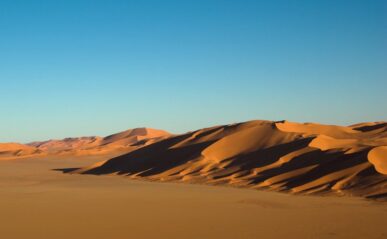 Massifs dunaires, erg de Murzuq, sahara Libyen