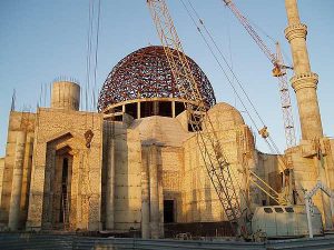 Mosquée en construction, Mary, Turkménistan Mosquée en construction, Mary, Turkménistan - 2005