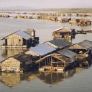Un village flottant sur la route de Bao loc, Vietnam - 1999