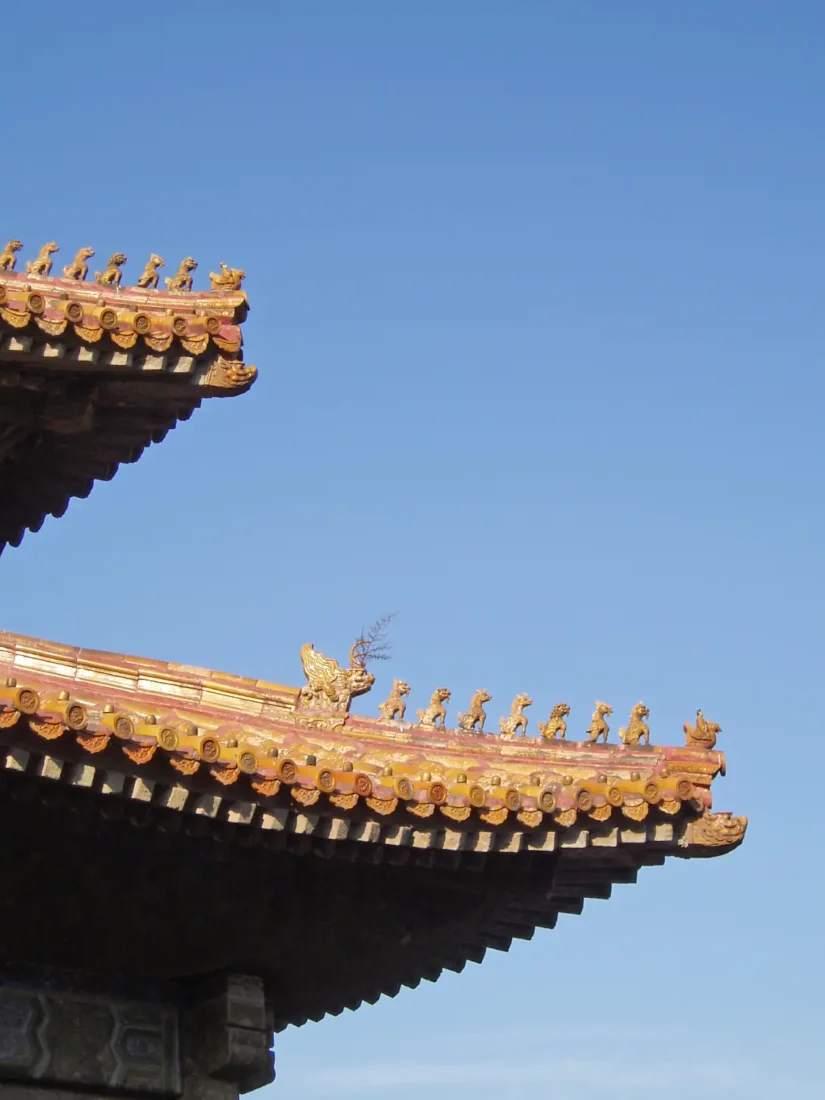 Cité interdite, détail des toitures, Pékin, Chine - 2005