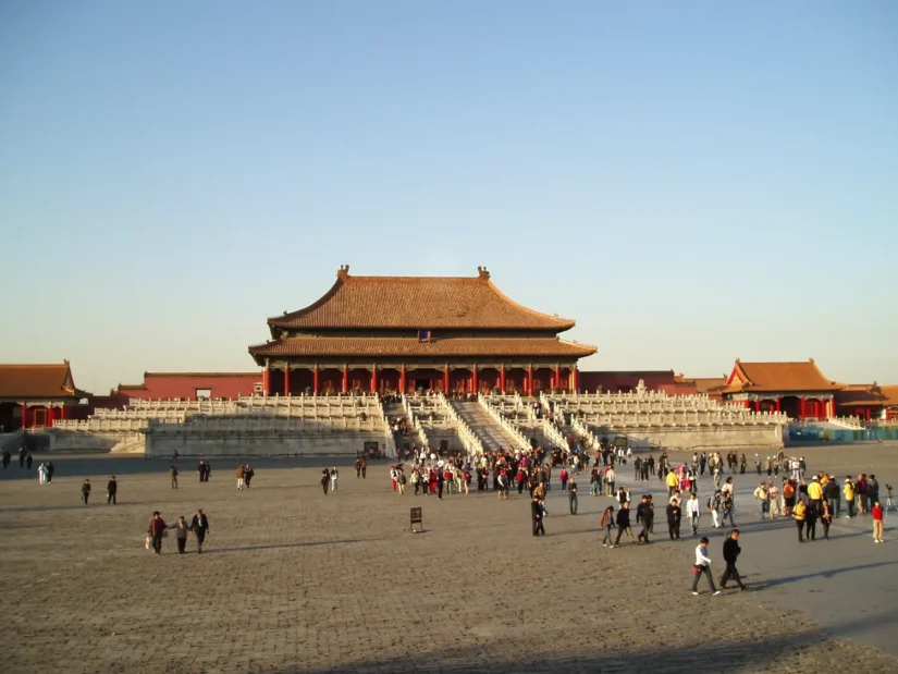 Cité interdite, le pavillon de l'harmonie suprême, Pékin, Chine - 2005