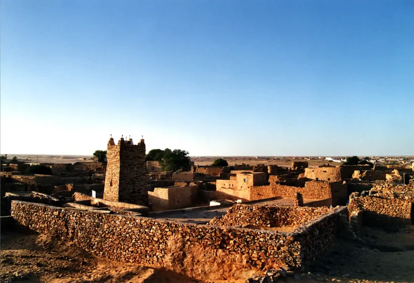 Le minaret de la mosquée de Chinguetti
