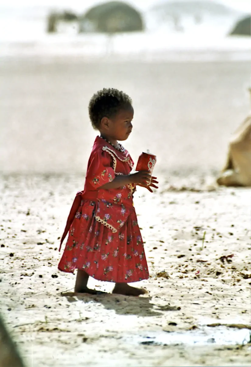 Les enfants de l'oasis, portrait d'une petite-fille