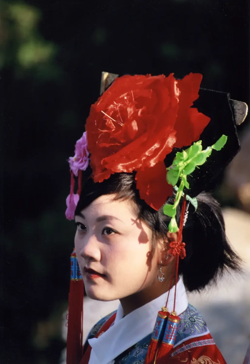 Portrait dans le parc de Jingshan, Pékin, Chine - 2005